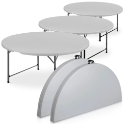 60' Round Plastics Tables